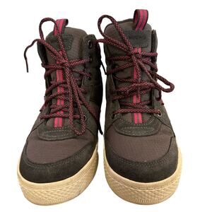Viking pep gtx jnr‎ sneaker mid rugged shoes gray pink trim us 1 see chart